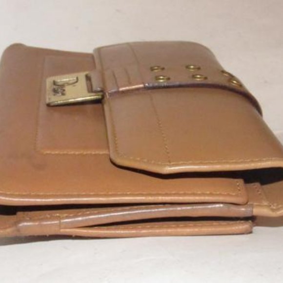 Christian Dior RARE XL Camel 2-Part Checkbook - Picture 5 of 8